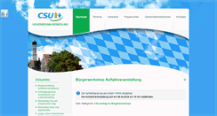 Desktop Screenshot of csu-hohenbrunn.de